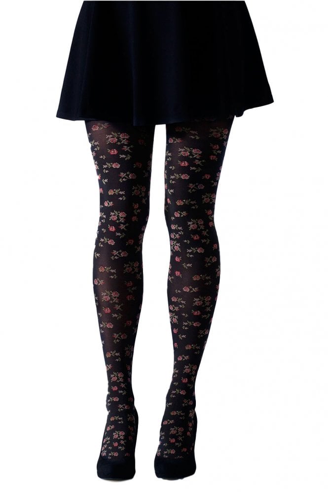 Gipsy Ditsy Flower Jacquard Tights 1807